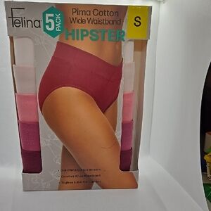Felina Pima Cotton Hipster 5-Pack